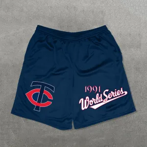 1991 World Series Print Mesh Shorts