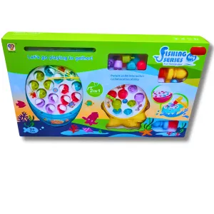 2-in-1 Magnetic Fishing Game Toy for Kids | Interactive Parent-Child Play | Fun & Educational Activity for Ages 3 