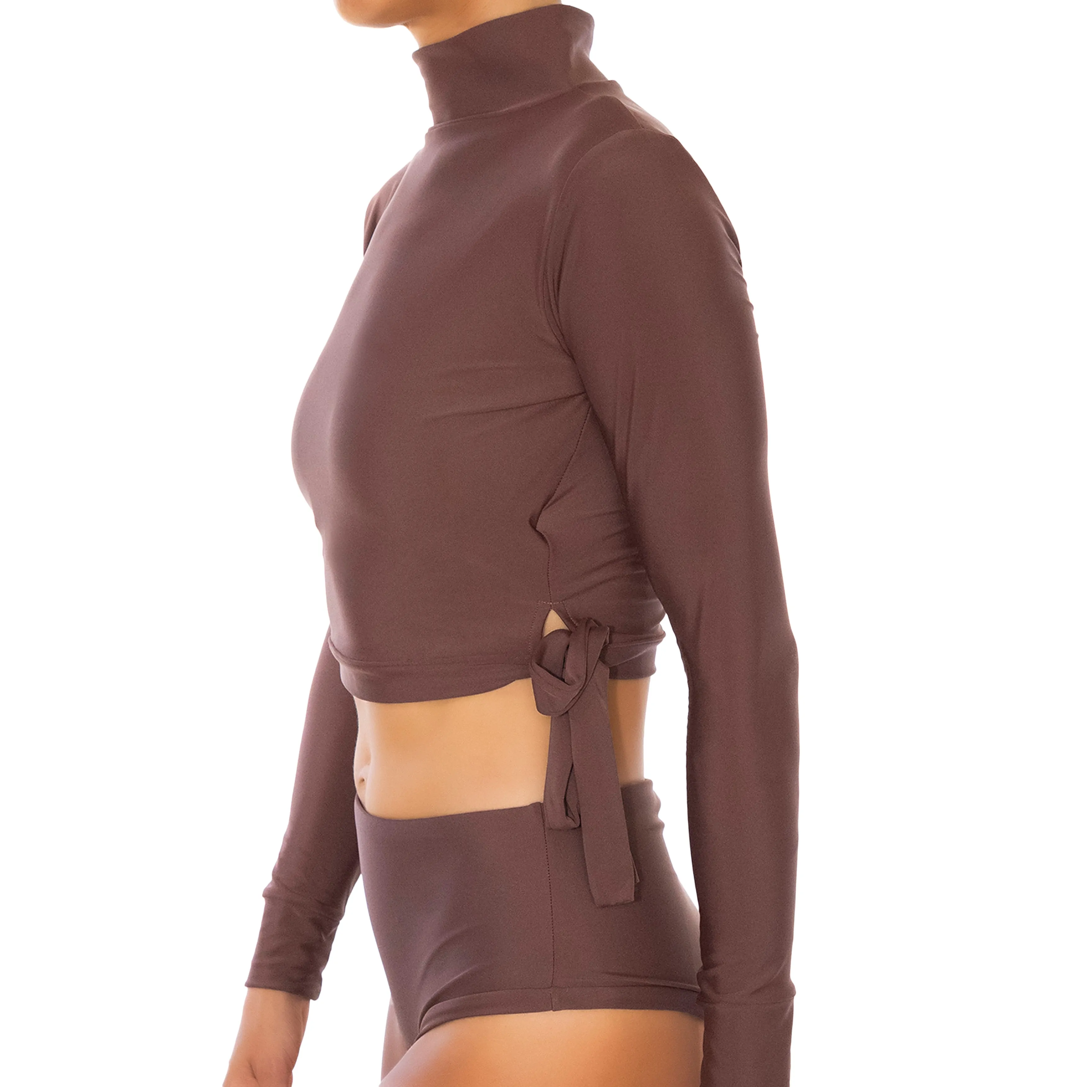 ACOTZ CROPPED TOP CANNELLE