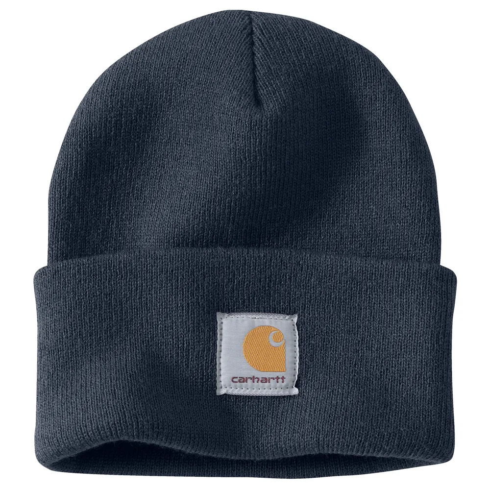 ACRYLIC WATCH HAT - NVY-Navy | Carhartt A18
