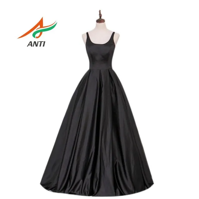 ANTI High-Quality A-Line Evening Dress Long Satin Formal Fashion Elegant Evening Gowns Party Dress