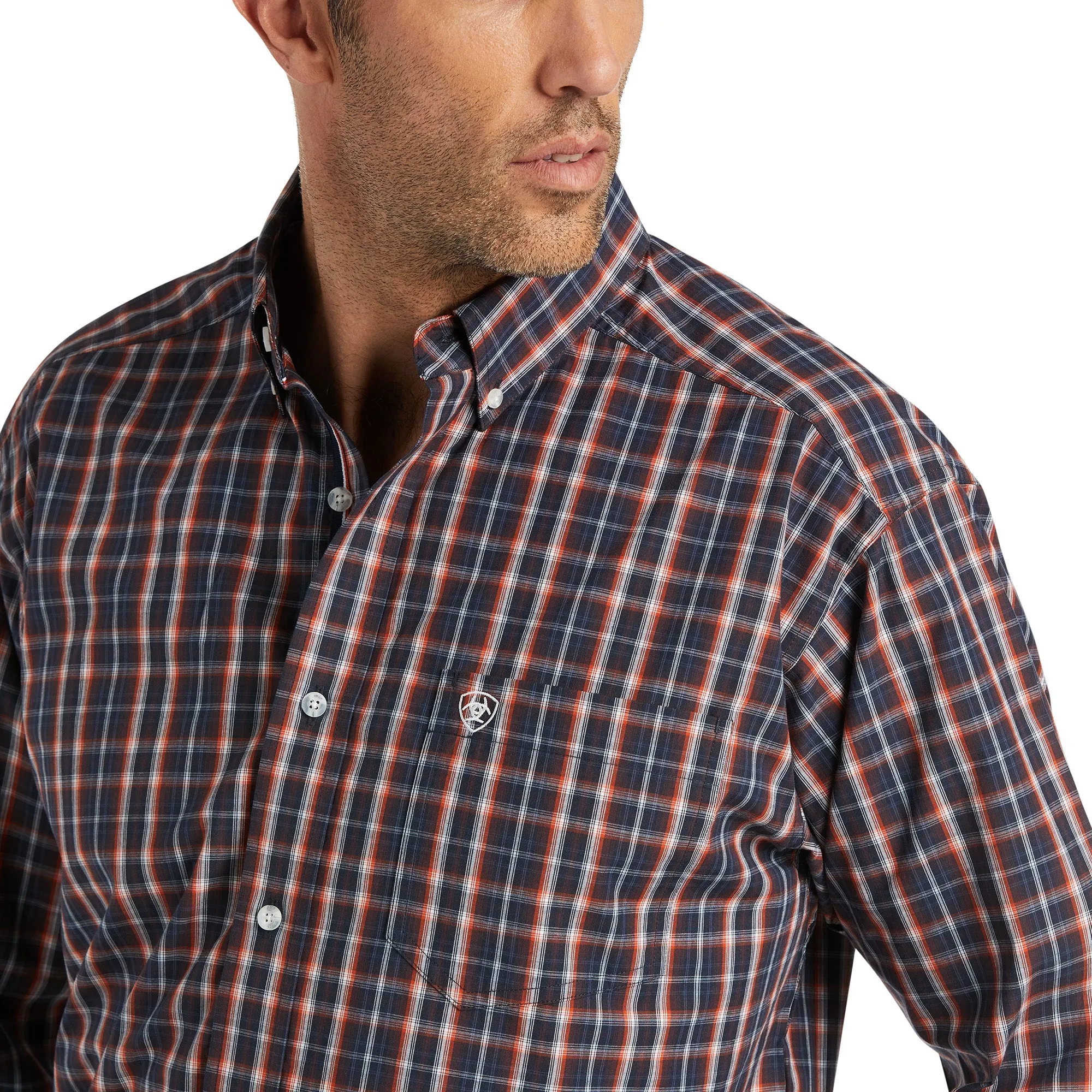 Ariat® Men's Pro Series Sergio Classic Fit Naval Base Shirt 10038034