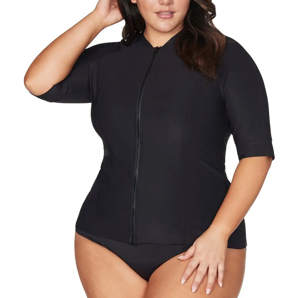 Artesands Seurat Sun Safe Rash Top Atr5715p Black