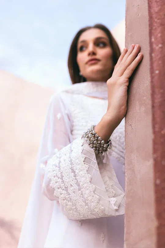 Azure | Embroidered Ensembles 3 Pcs | Snow Haze