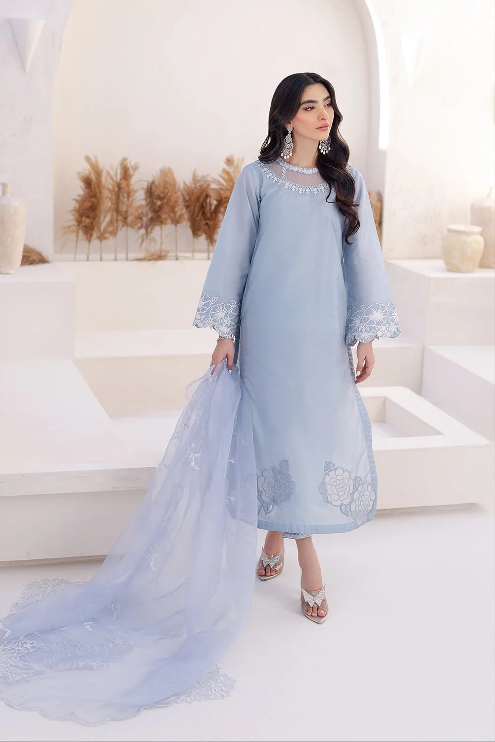 Azure | Ensembles Embroidered Formals | Ashen Grace