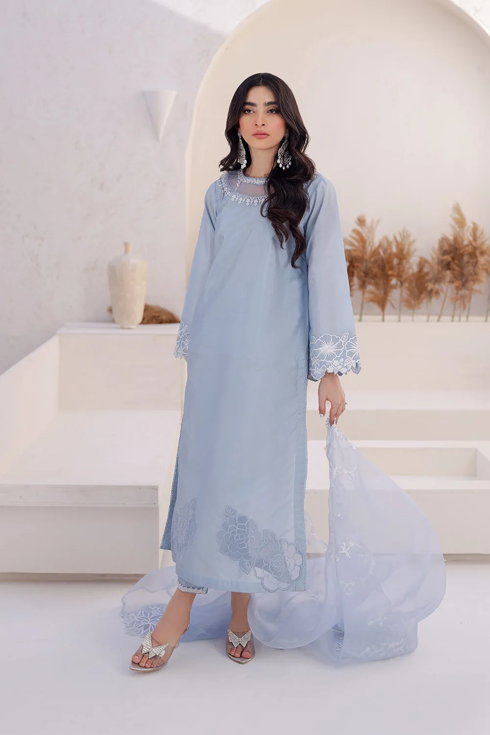 Azure | Ensembles Embroidered Formals | Ashen Grace