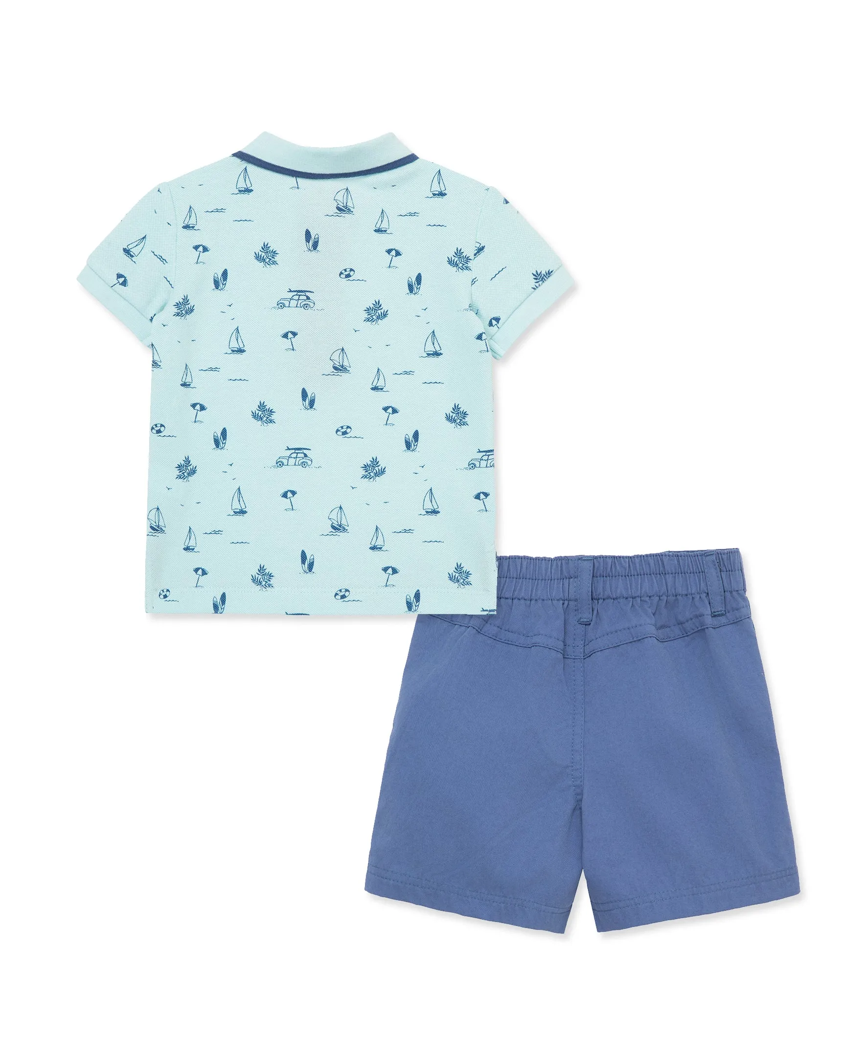 Beach Polo Short Set (12M-24M)
