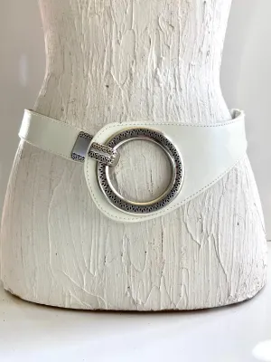 Big circle white belt