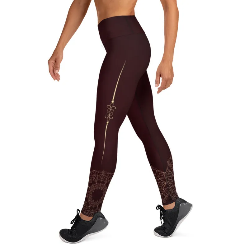 Bodhi High Waist Womens Yoga Leggings