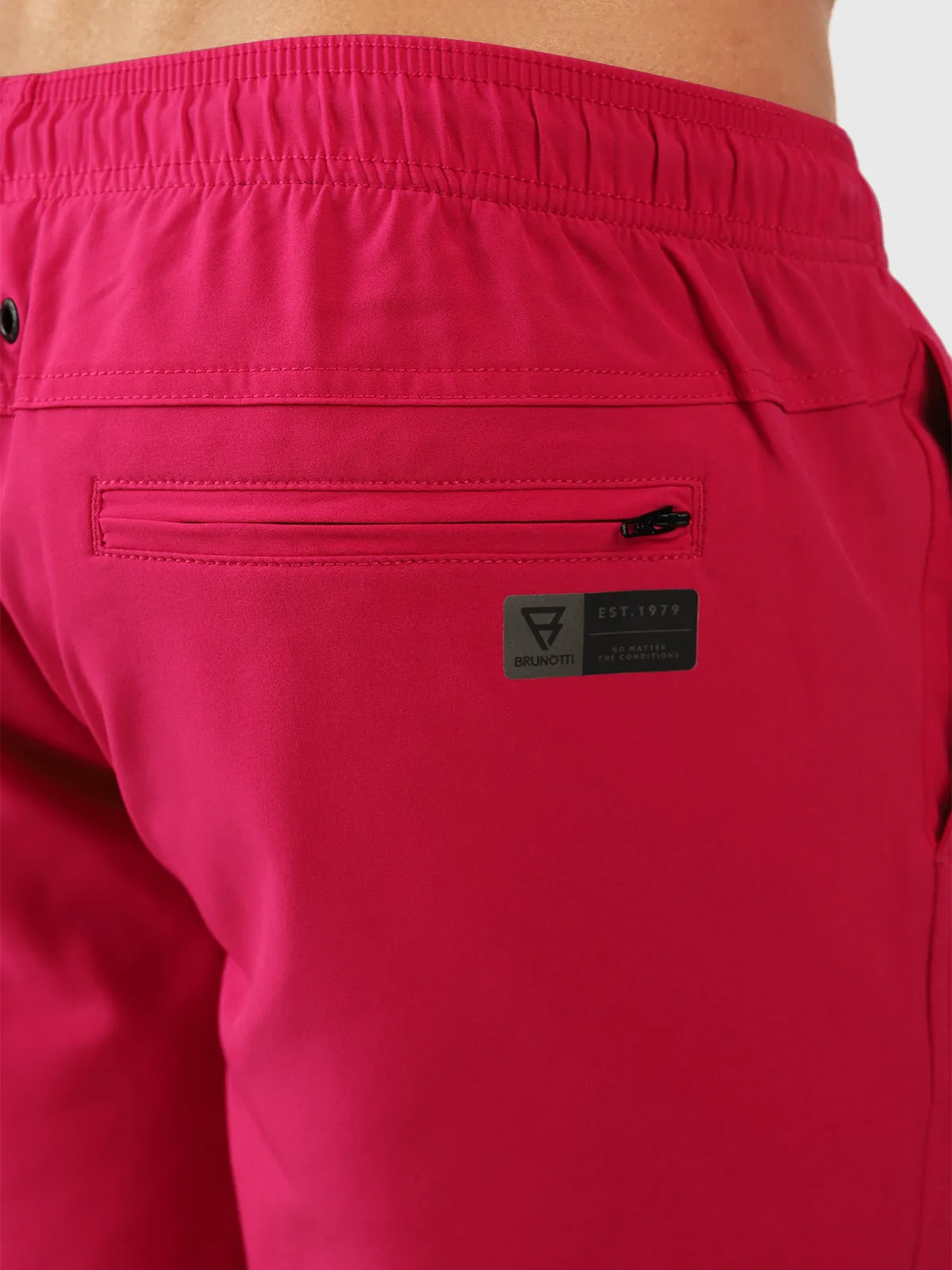 Bru-conic Men Swim Shorts | Magenta