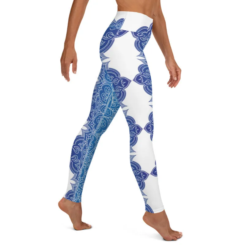 Chakra High Waist Womens Yoga Leggings