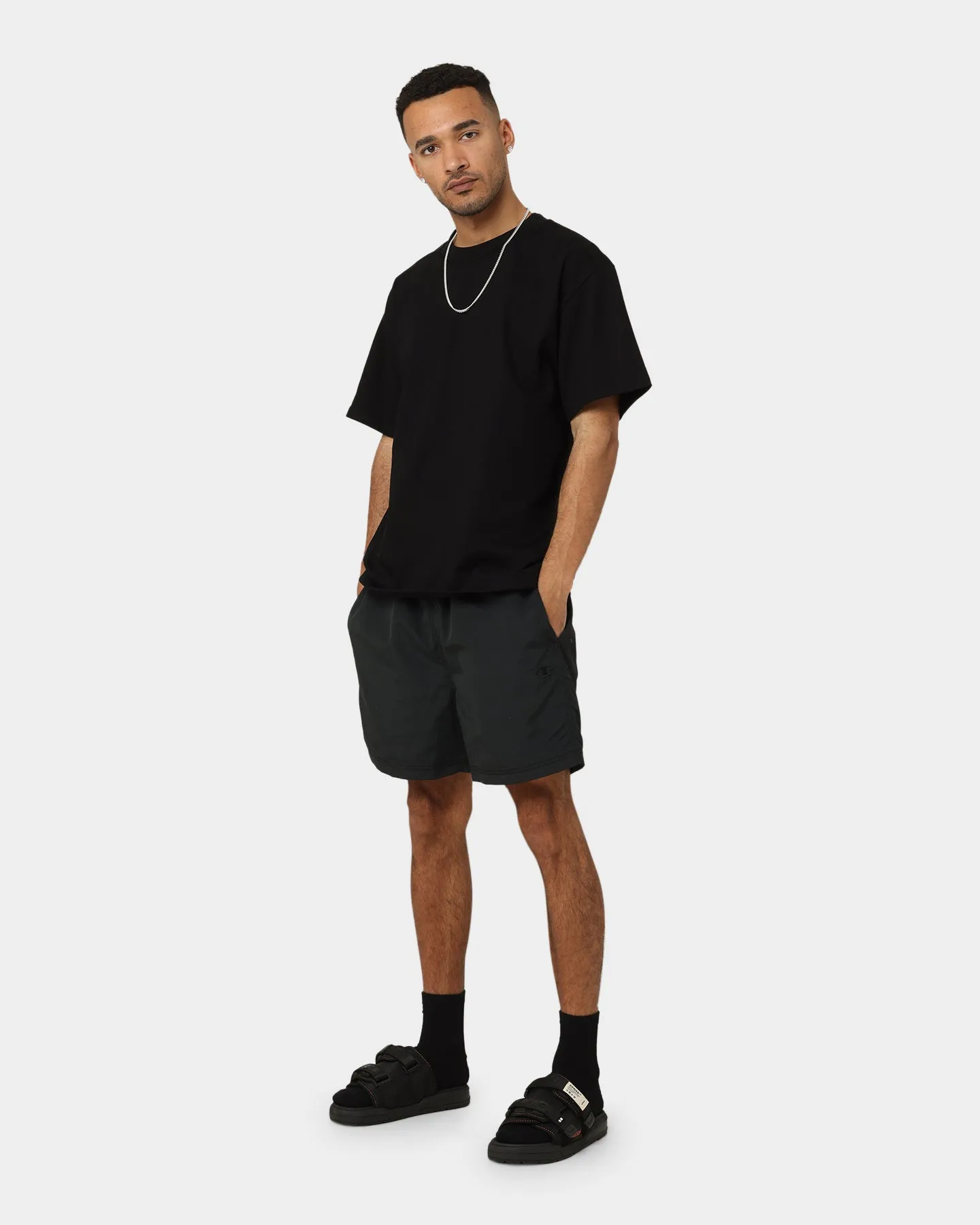 Champion Rebound Nylon Shorts Black