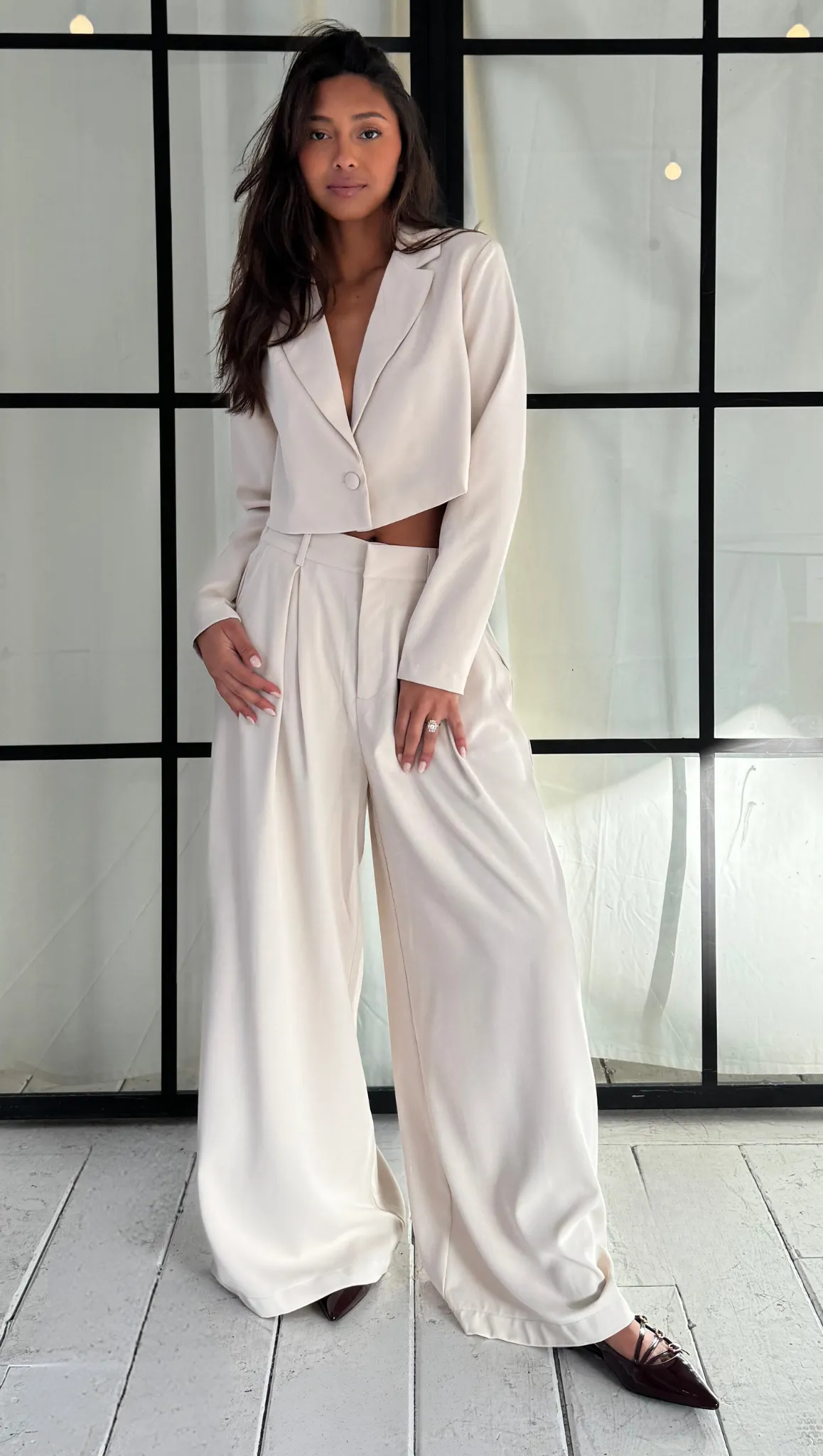 Drew Set - Ecru Beige