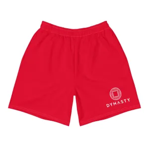 Dynasty Emblem Active Training Workout Shorts (Red)
