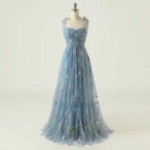 Enchanted Lalla Dress - Dusty Blue