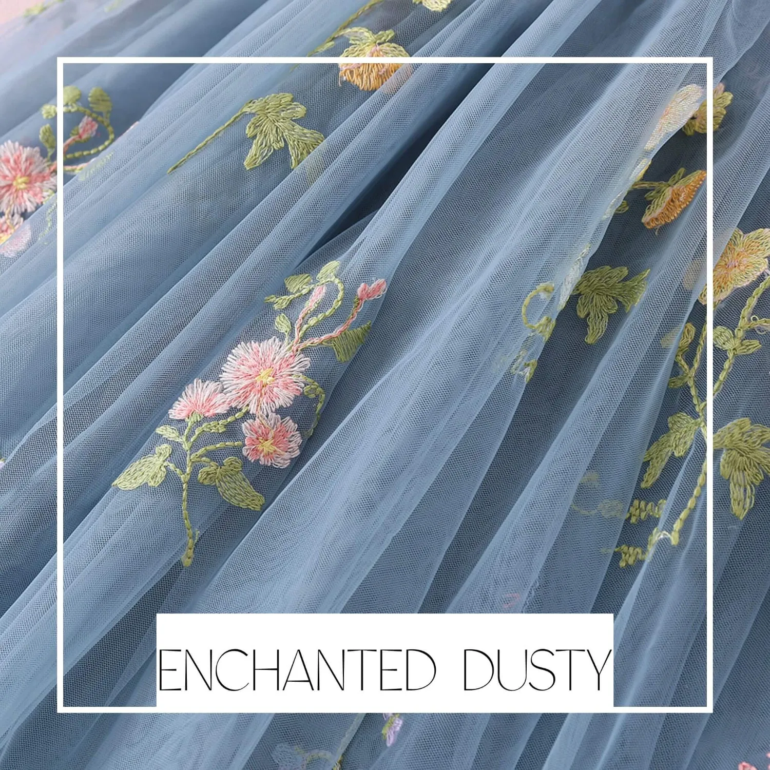 Enchanted Lalla Dress - Dusty Blue