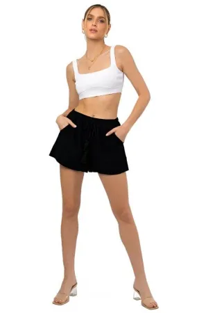Flare Double Gauze Shorts