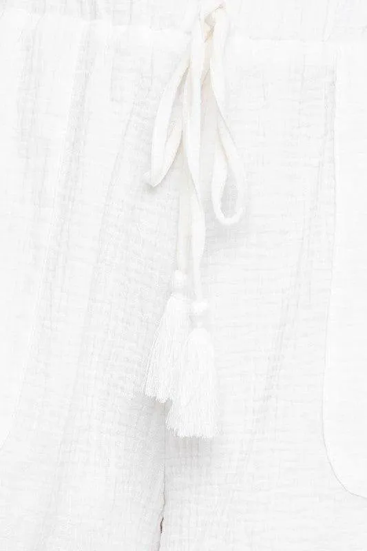 Flare Double Gauze Shorts