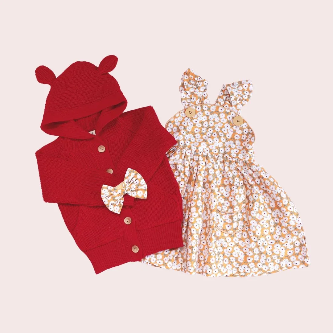 FLORA BUTTON DRESS