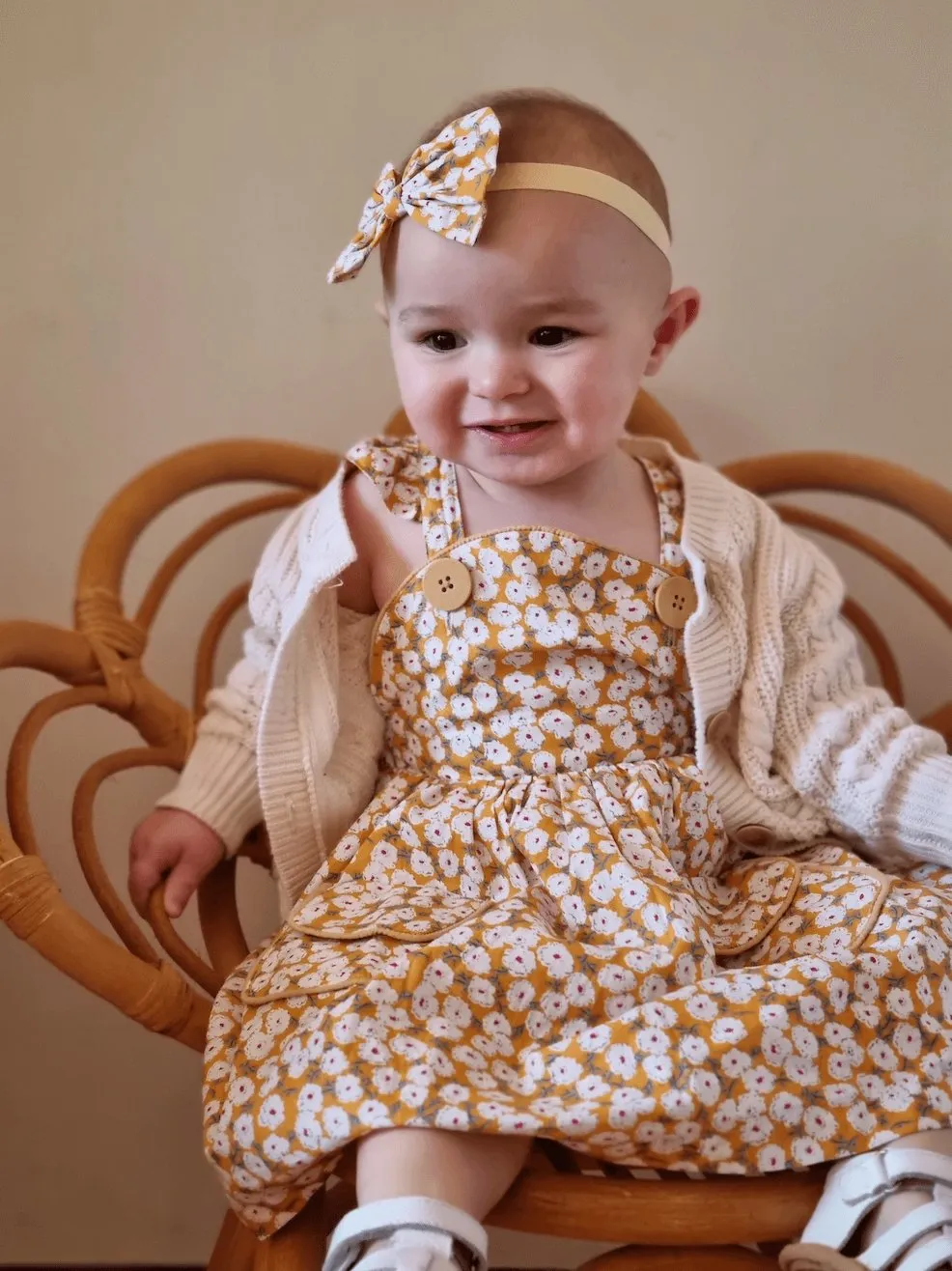 FLORA BUTTON DRESS
