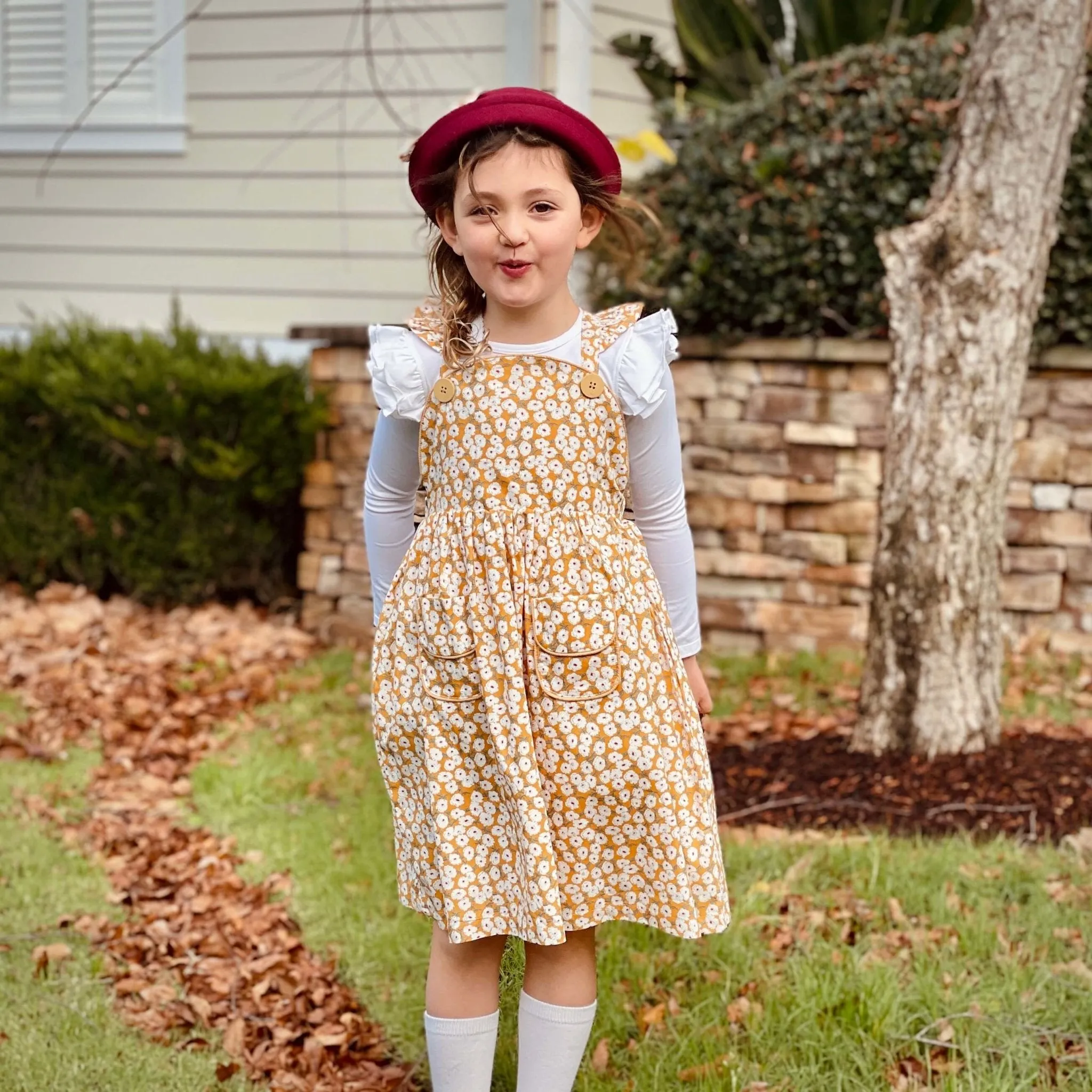 FLORA BUTTON DRESS