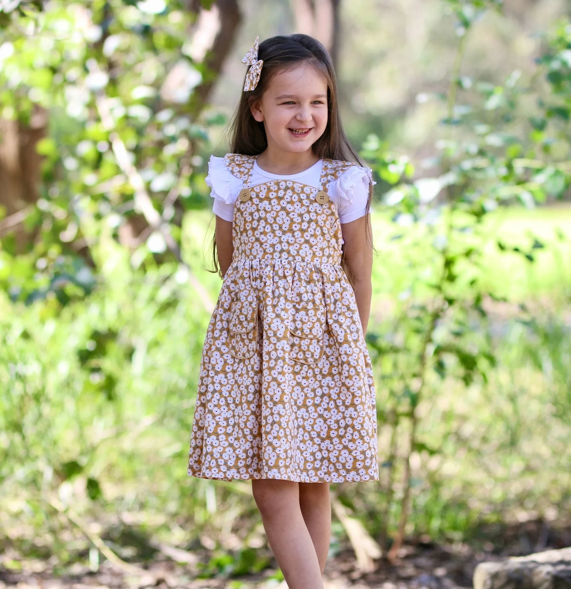 FLORA BUTTON DRESS