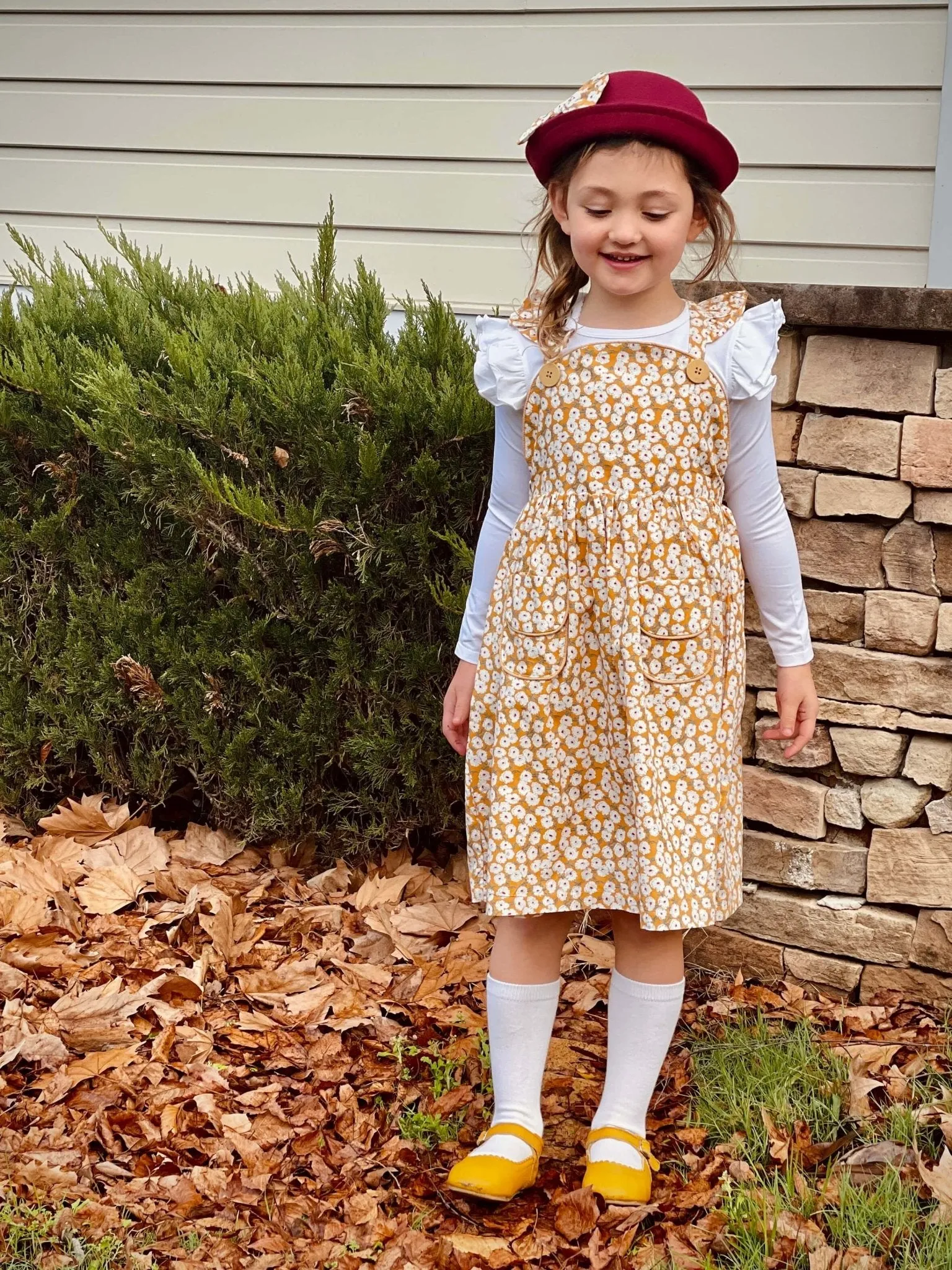 FLORA BUTTON DRESS