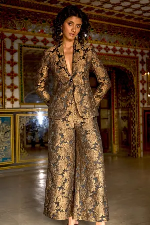 Floral Brocade Suit