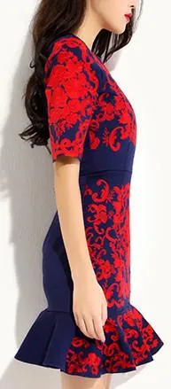 Floral Embroidered Dress
