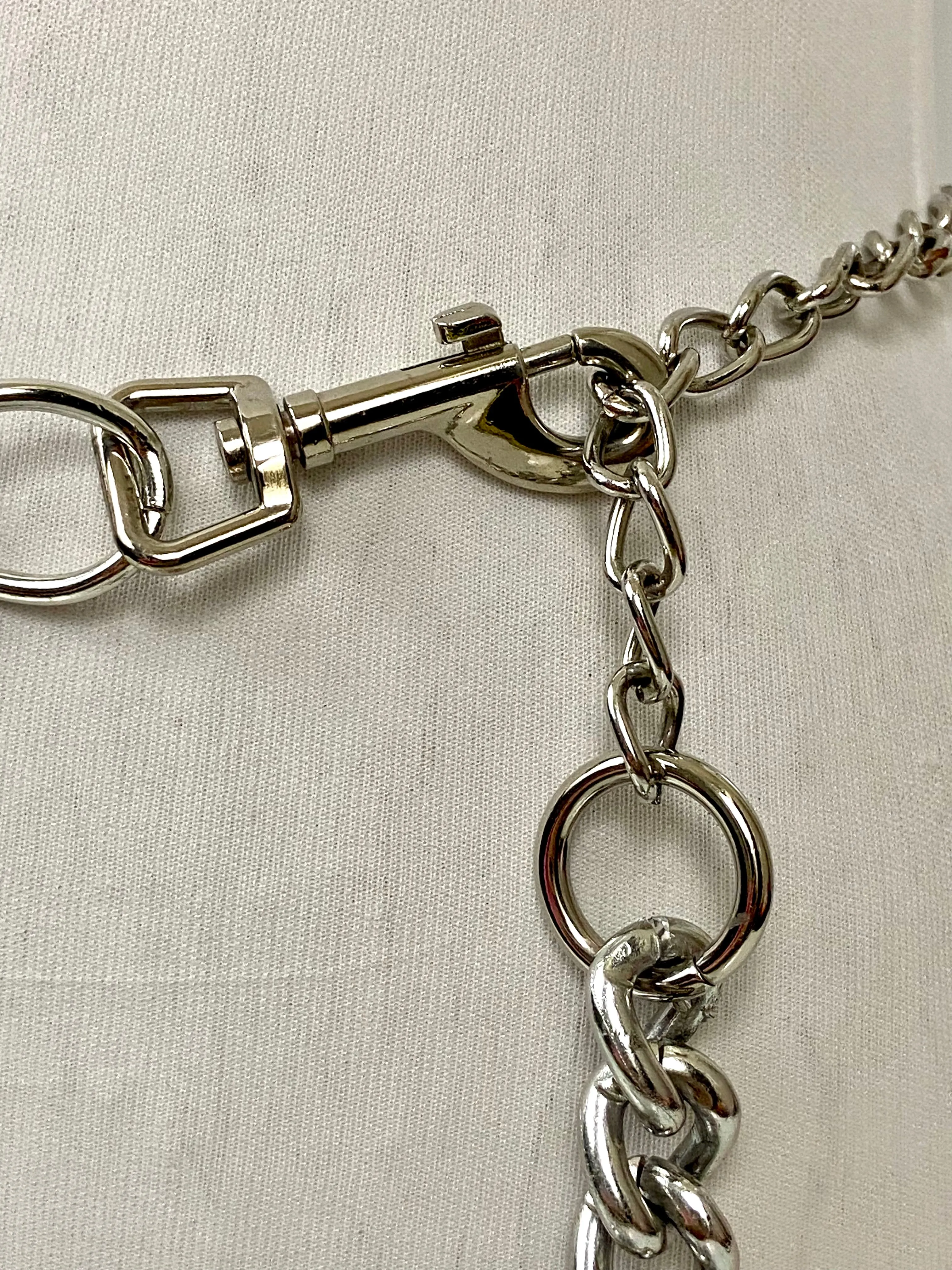 Gold & silver waist chain belt