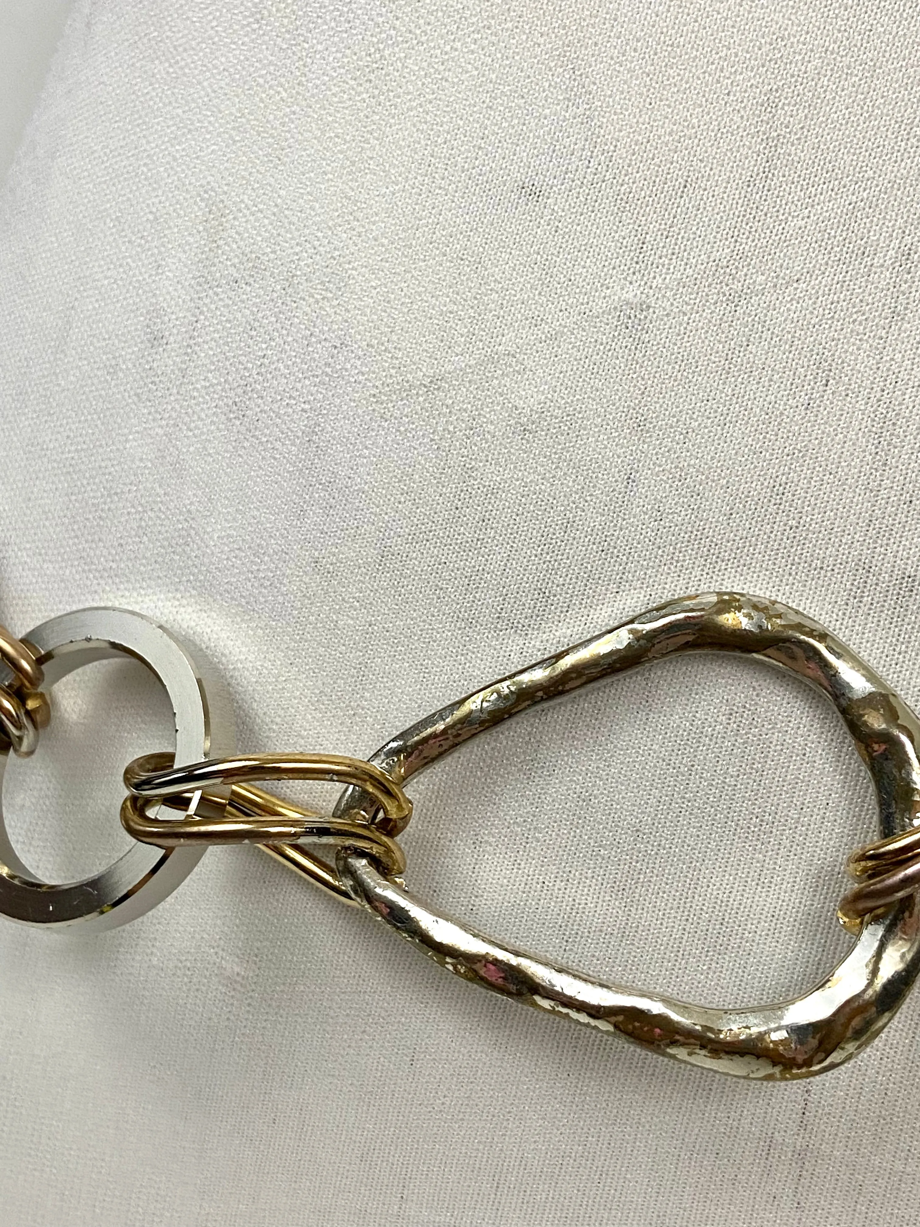 Gold & silver waist chain belt