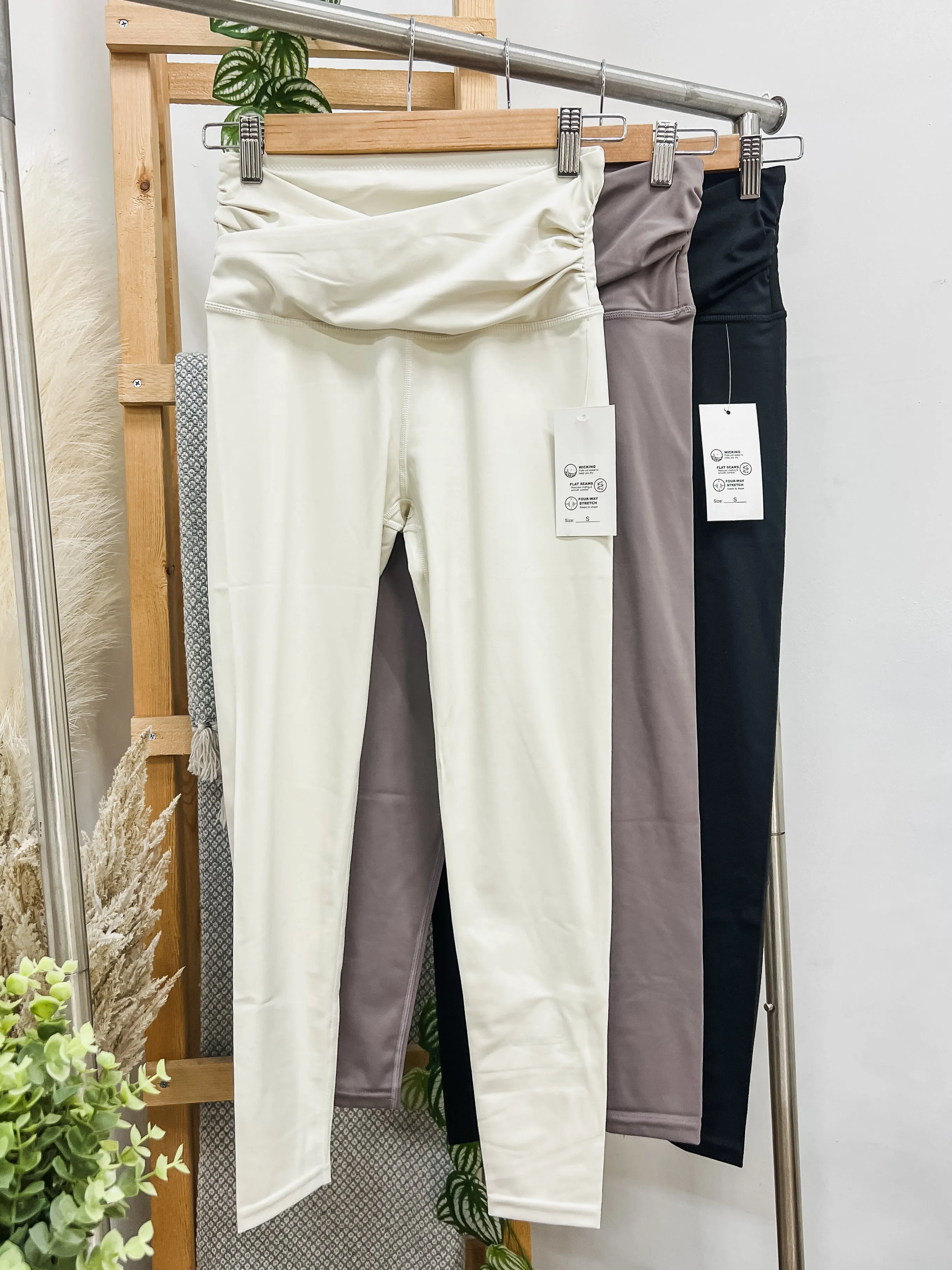 Hayden Crossover Waist Slimming Leggings