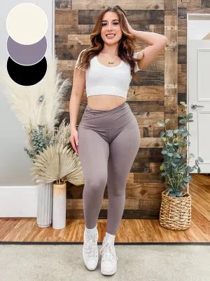 Hayden Crossover Waist Slimming Leggings