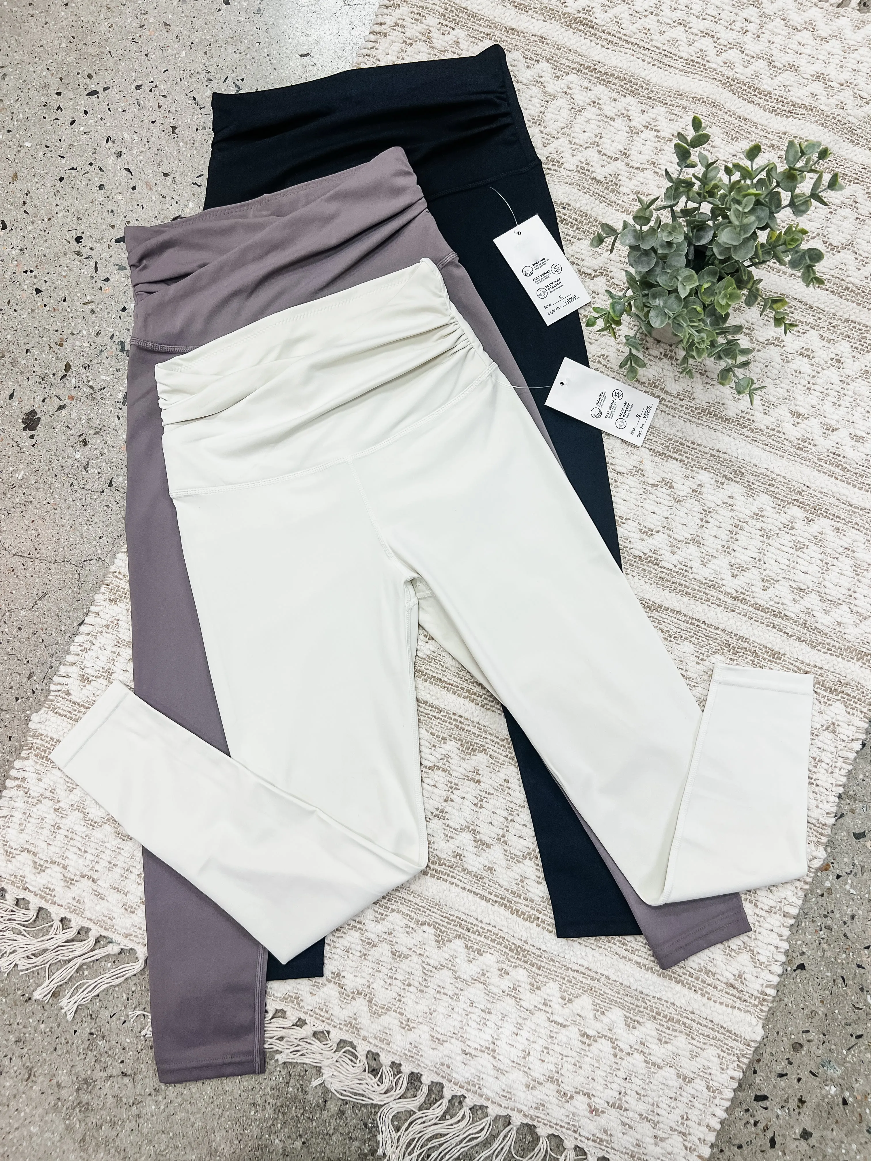 Hayden Crossover Waist Slimming Leggings