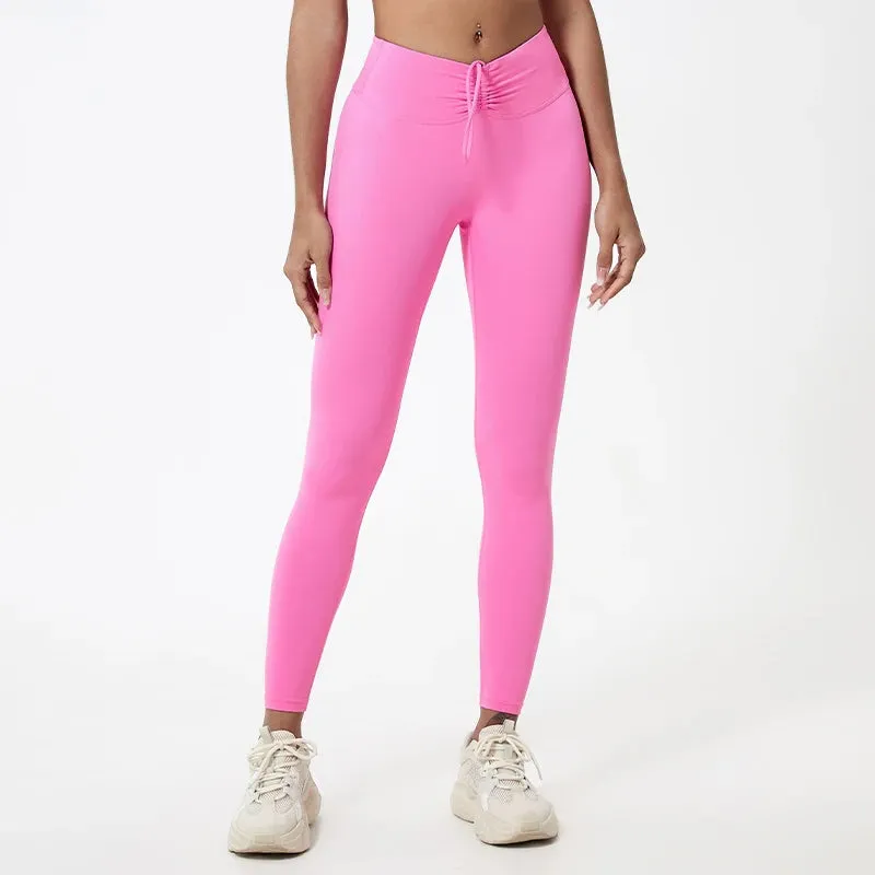 High Waist Scrunch Leggings for Women | Moisture-Wicking Yoga & Workout Pants | Breathable Fitness Tights in Multiple Colors