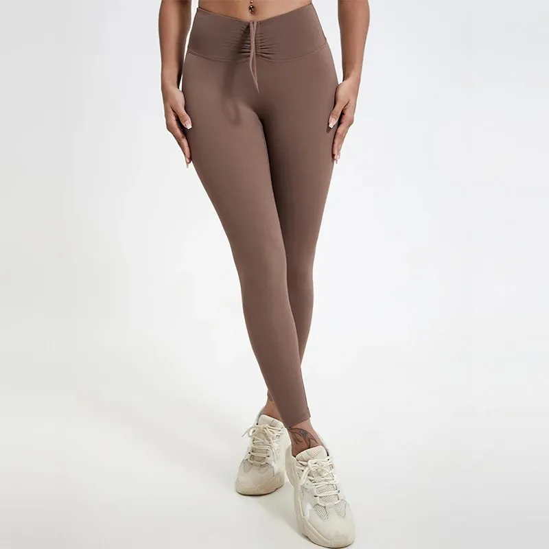 High Waist Scrunch Leggings for Women | Moisture-Wicking Yoga & Workout Pants | Breathable Fitness Tights in Multiple Colors