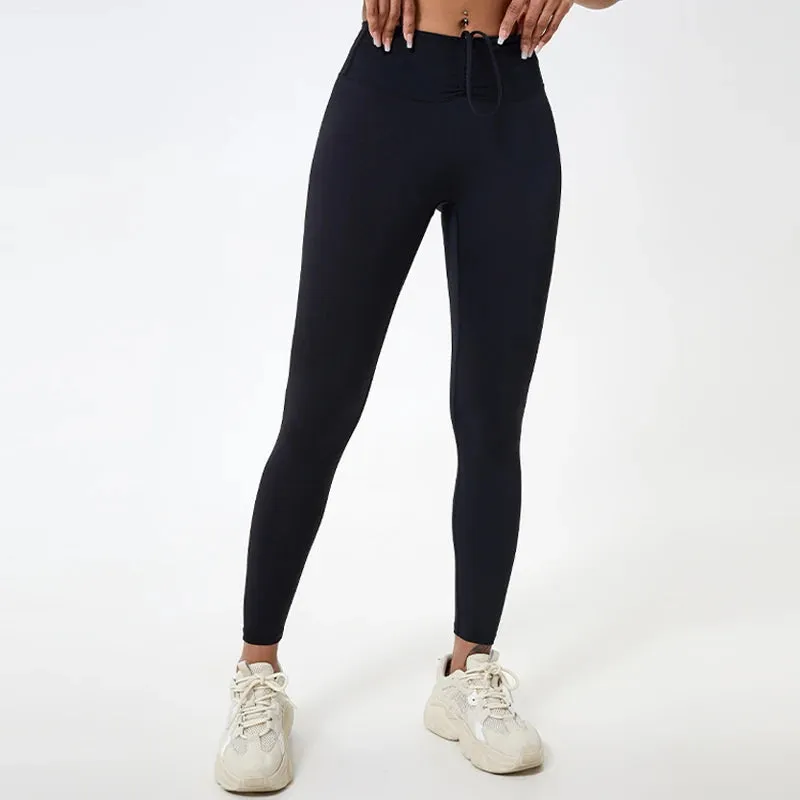 High Waist Scrunch Leggings for Women | Moisture-Wicking Yoga & Workout Pants | Breathable Fitness Tights in Multiple Colors