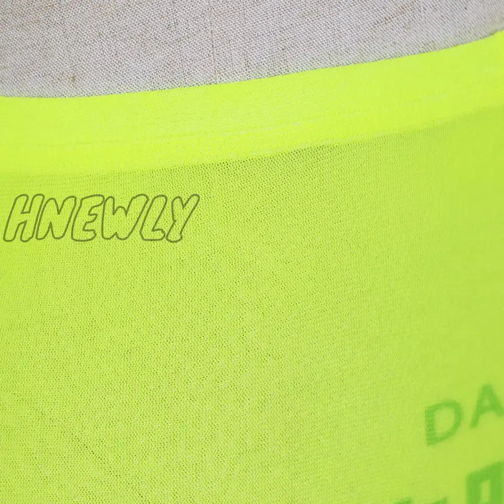 Hnewly Summer Fashion Yellow Mesh Transaparent Sexy Women Casual Shorts Ladies High Waist Shorts Summer Shorts Sexy Shorts