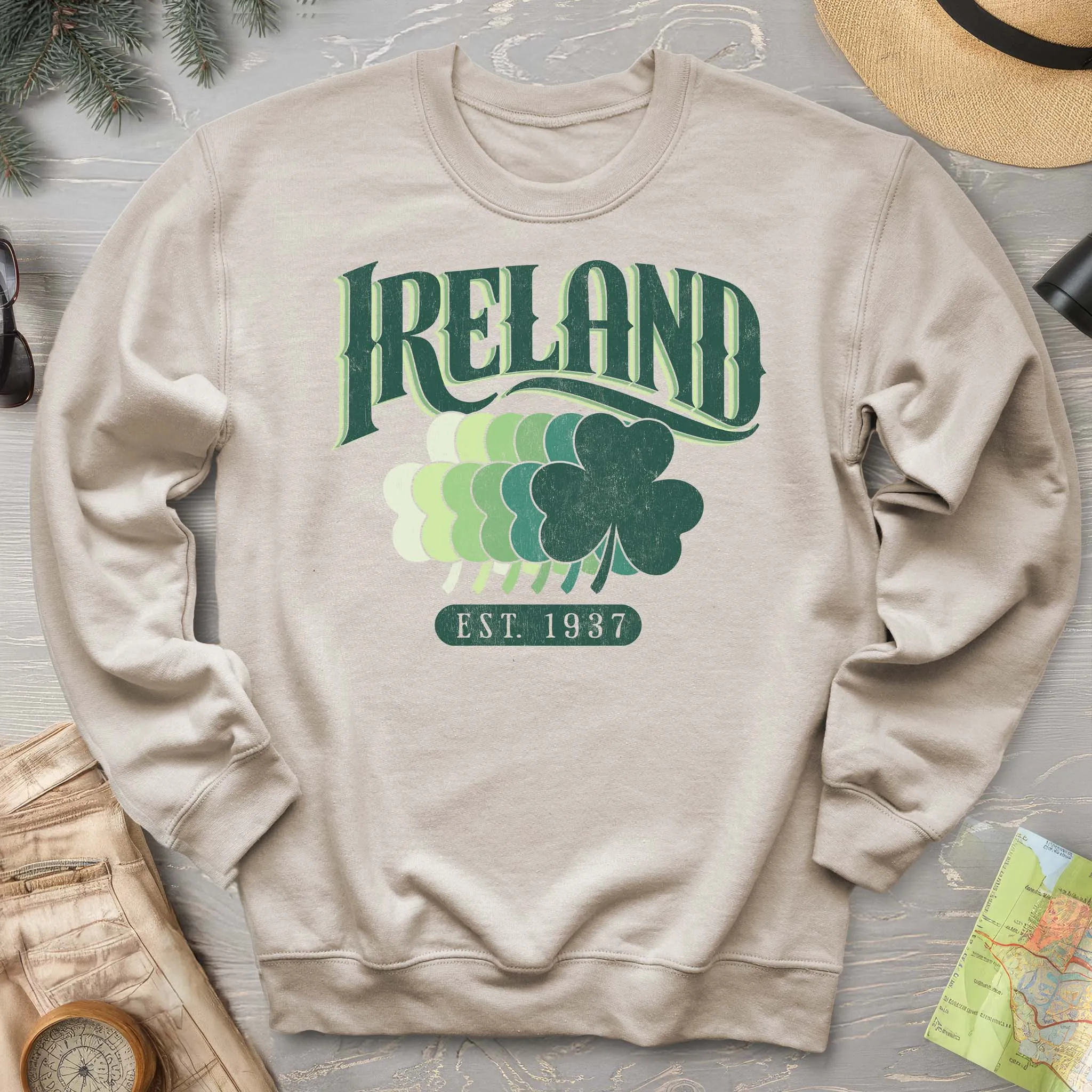 Ireland Shamrock Series Crewneck Sweatshirt