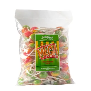 Joseph Dobson Tropical Wrapped Fruit Mega Lollies - 1.875kg