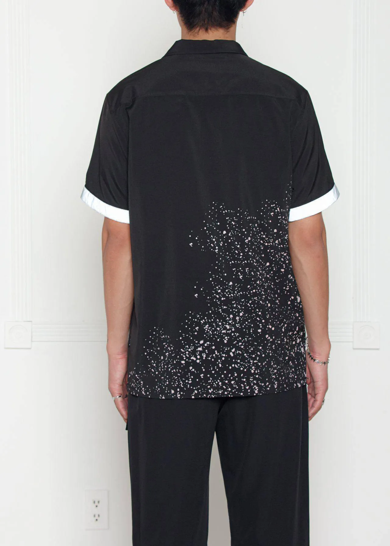 Konus Men's Reflective Tape Shirt In Black
