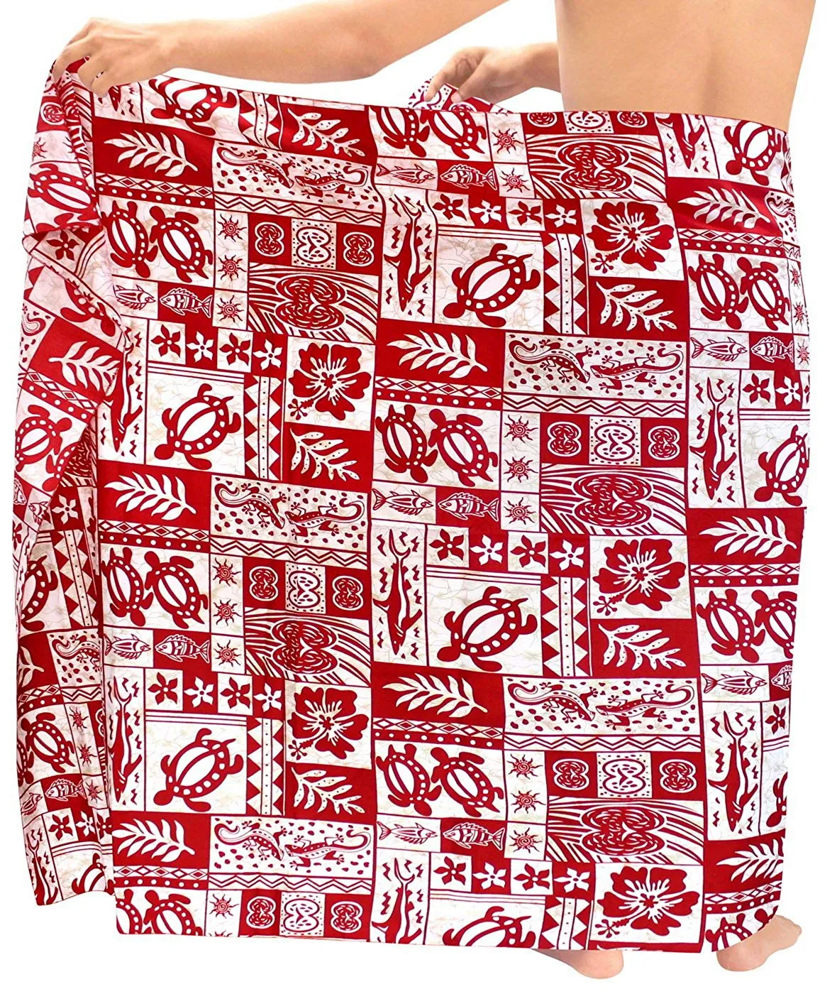 LA LEELA Beach Wear Mens Sarong Pareo Wrap Cover upss Bathing Suit Beach Towel Swimming