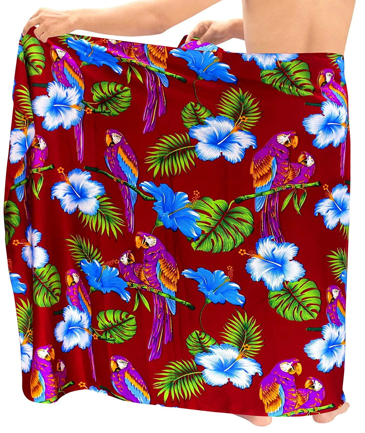 LA LEELA Beach Wear Mens Sarong Pareo Wrap Cover upss Bathing Suit Beach Towel Swimming