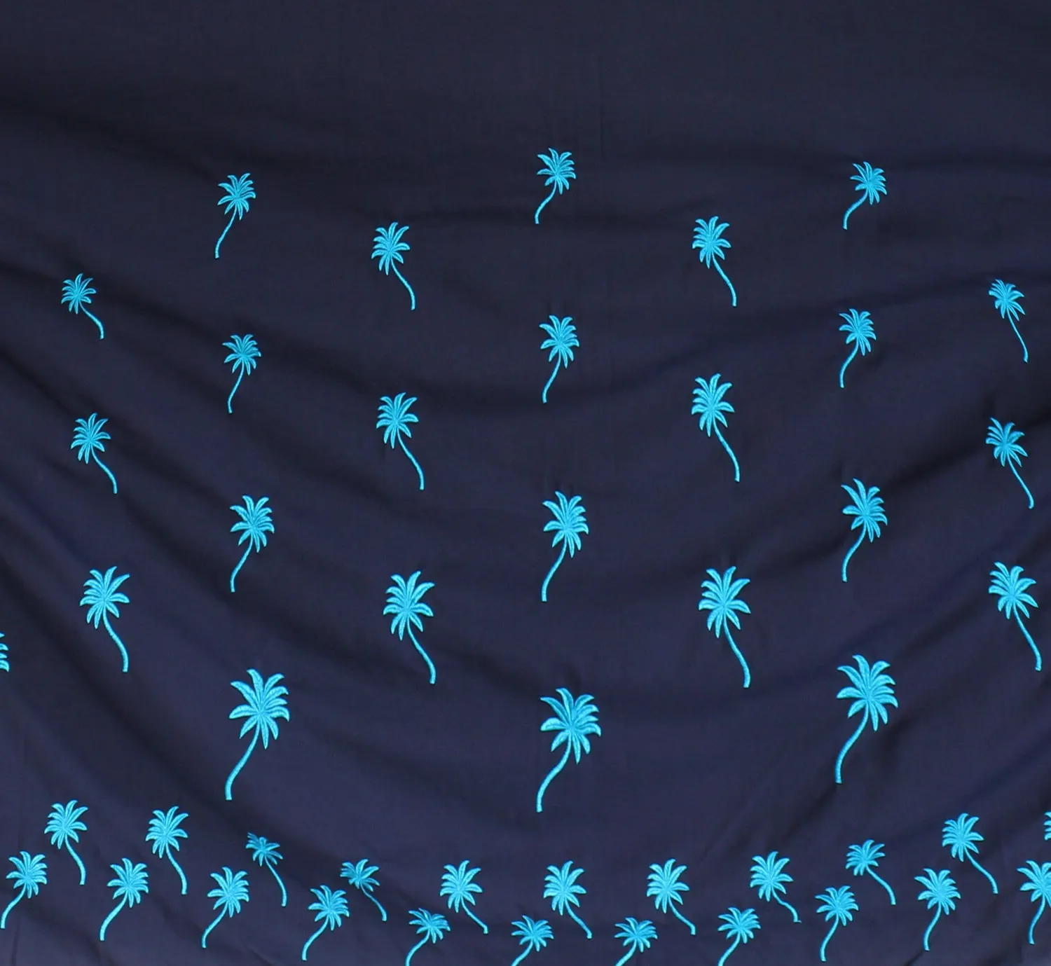 LA LEELA Rayon Solid Cover Up Beach Hawaiian Mens Wrap 72"X42" Navy Blue 3869 132113