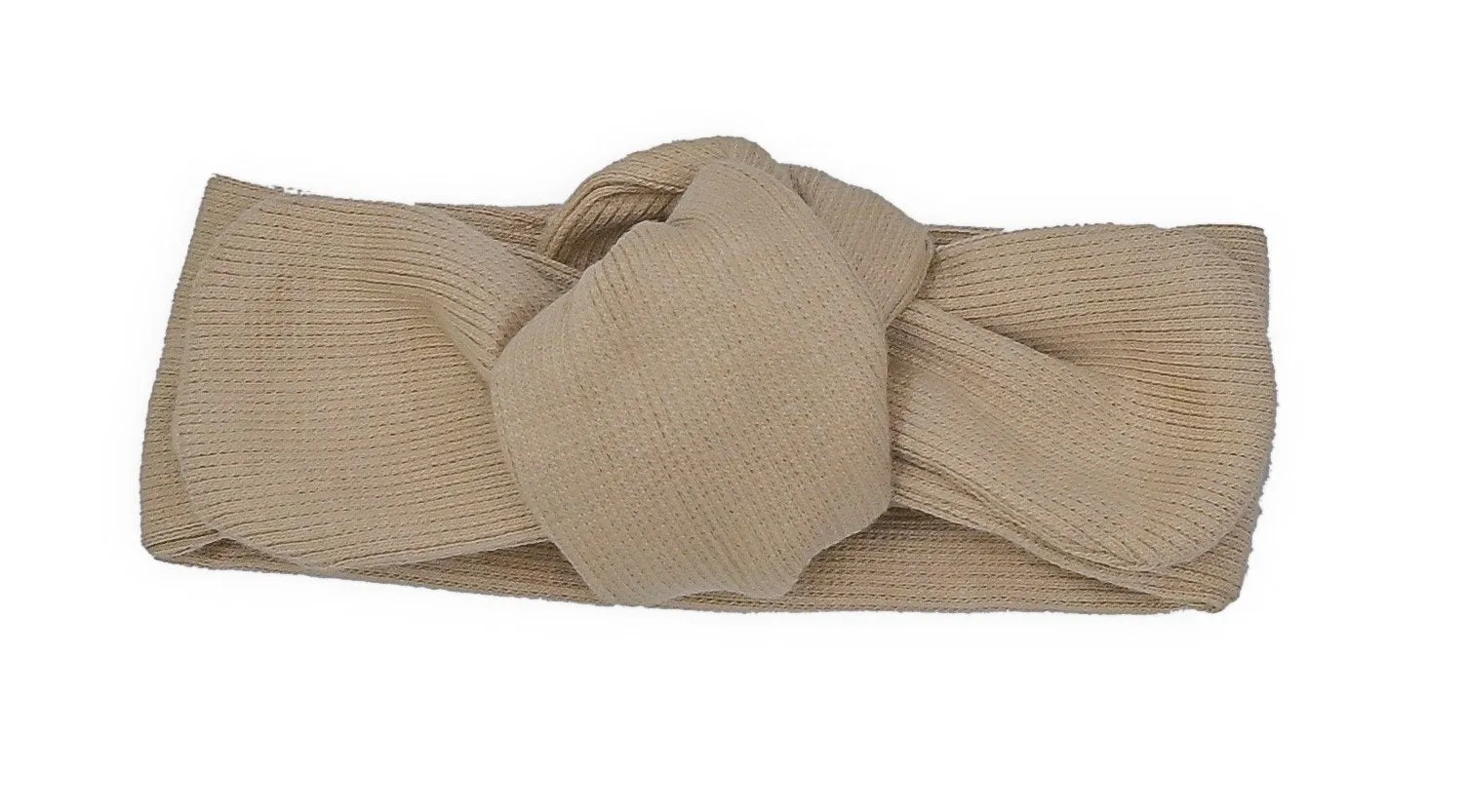 Latte Organic gown and headband set
