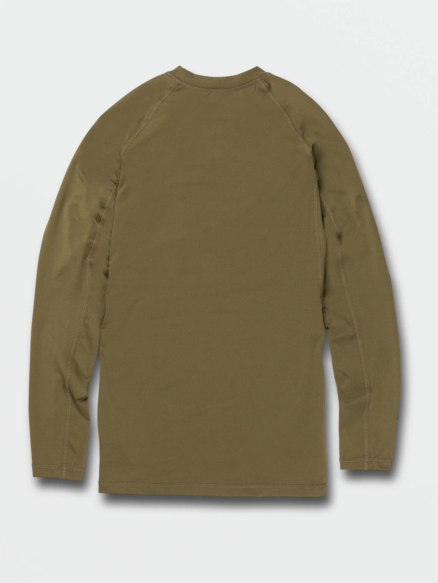 Lido Solid Long Sleeve UPF 50 Rashguard - Military