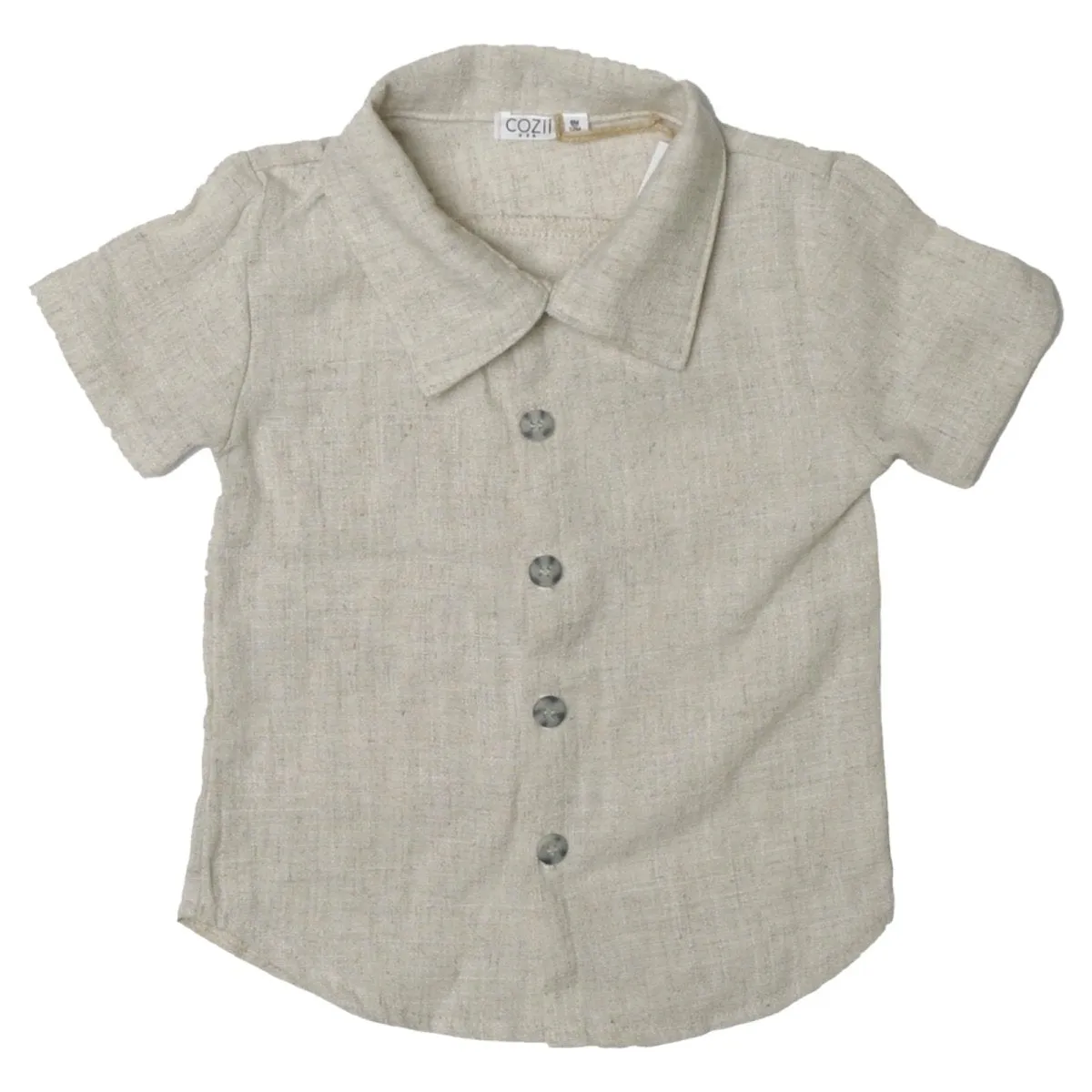 LINEN BUTTON DOWN TOP