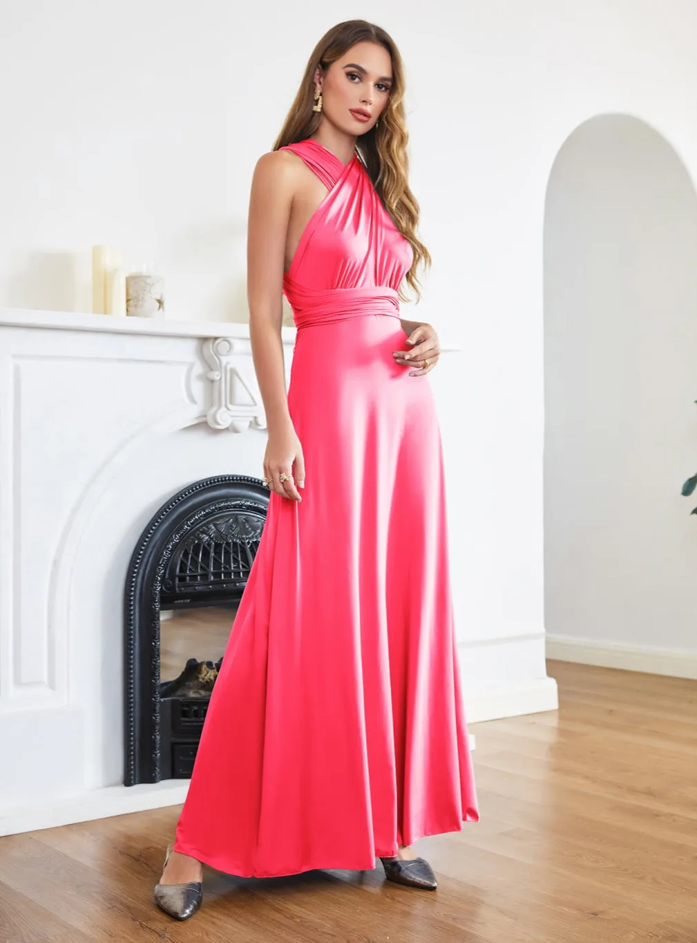 Long Infinity Dresses Convertible Gowns Floor-Length Formal Dresses