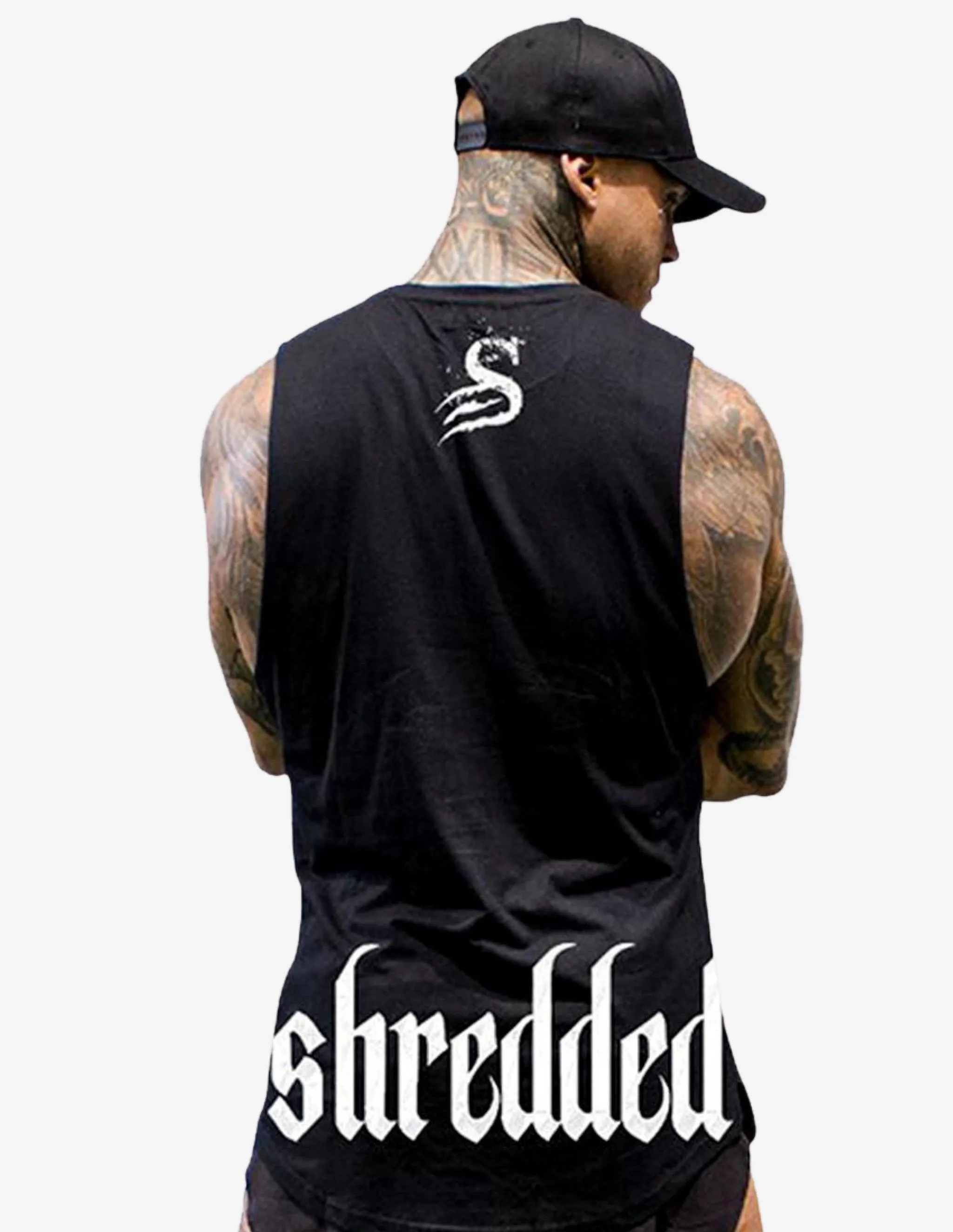 Longline Tank top - Black