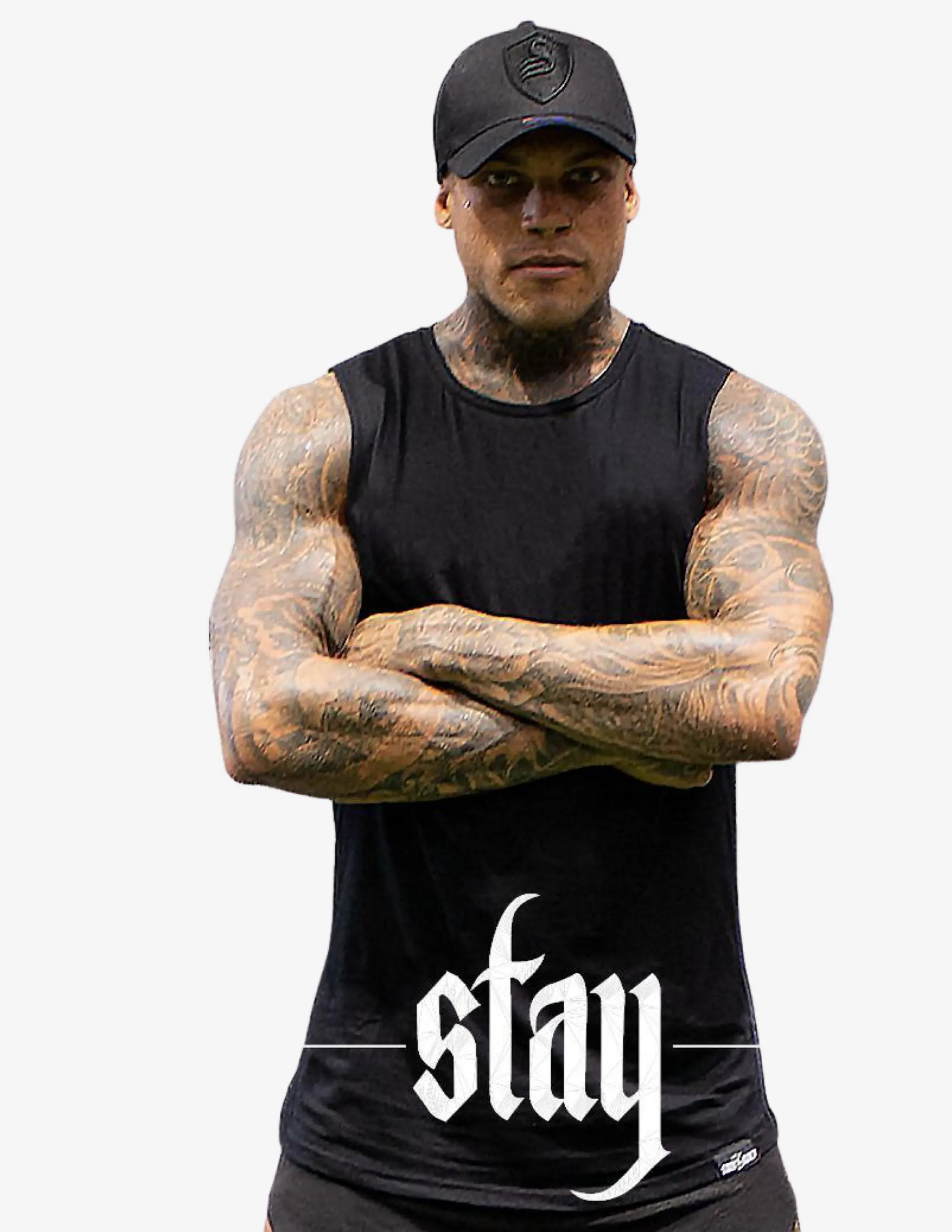 Longline Tank top - Black